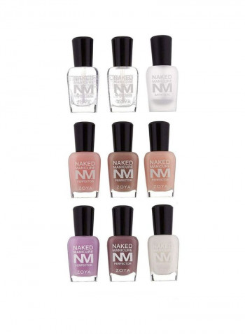 9-Piece Professional Starter Manicure Kit متعدد الألوان 9 x 0.25أوقية