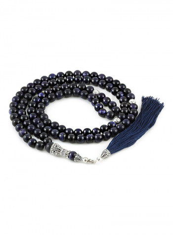 Blue Goldstone Mala
