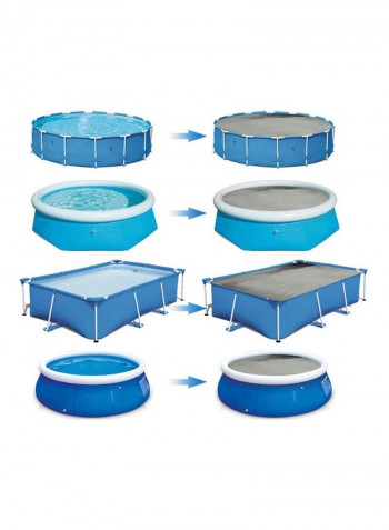 Swimming Pool Heat Preservation Cover Silver