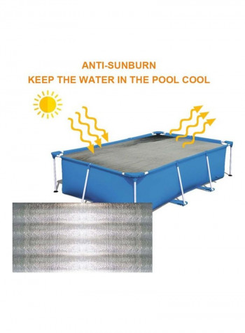 Swimming Pool Heat Preservation Cover Silver