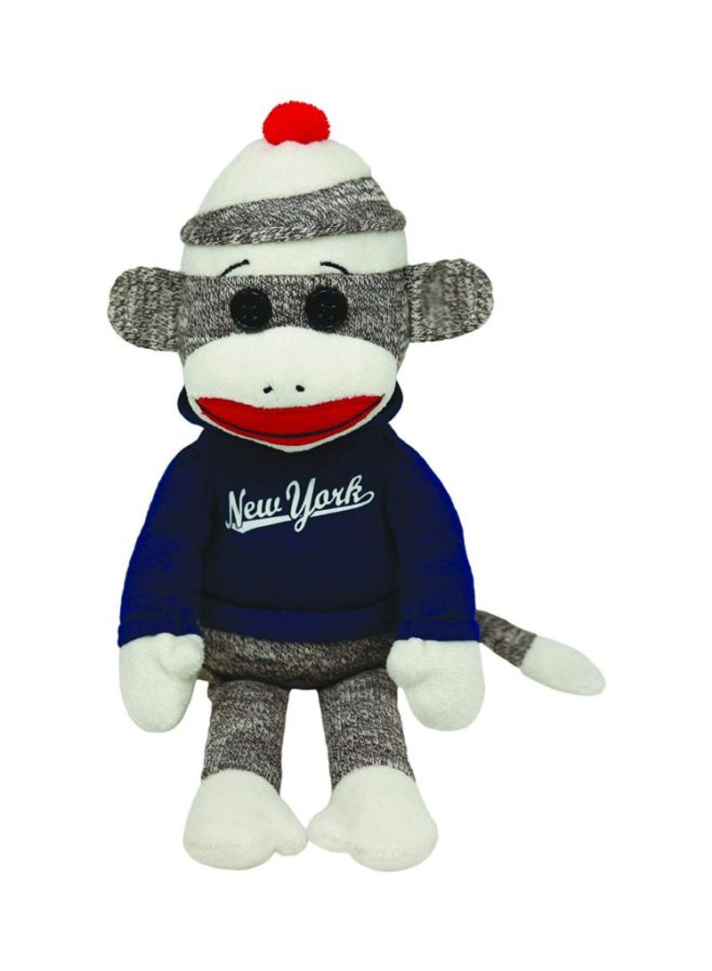 Beanie Babies - New York Sock Monkey Plush Toy 5inch