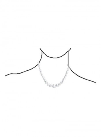 925 Sterling Silver Beaded Strand Necklace