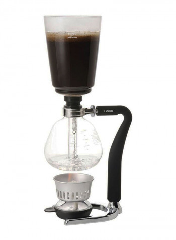 Next Syphon Coffee Maker With Handle Clear/Black/Silver 5L