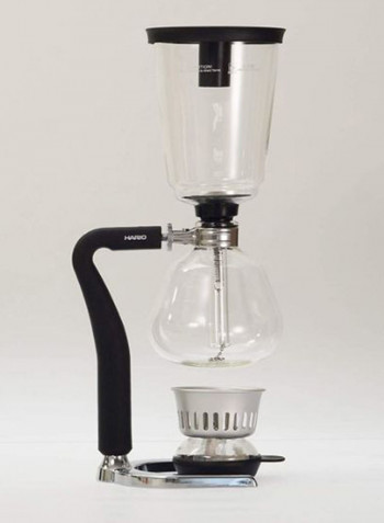 Next Syphon Coffee Maker With Handle Clear/Black/Silver 5L
