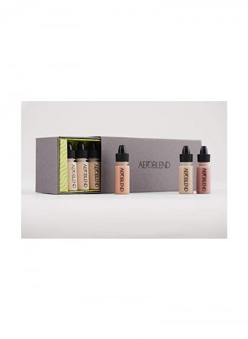 24-Piece Airbrush Foundation Kit Multicolour