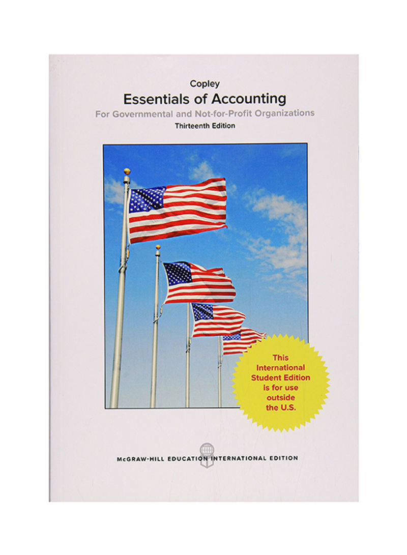 Essentials Of Accounting For Governmental And Not-For-Profit Organizations Paperback 13