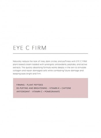 Eye C Firm Cream 15ml