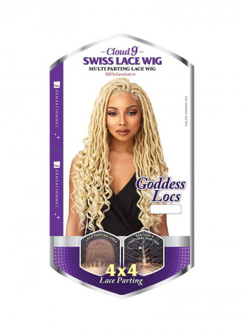 Swiss Lace Parting Wig 1B