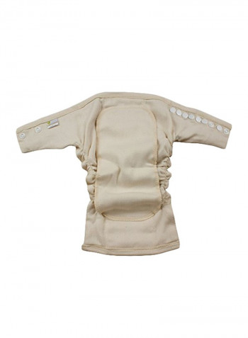 Unbleached Fitted Diaper, Size 1, 7-18 lbs, 6 Count
