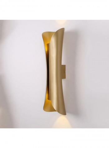 E27 LED Wall Lamp Gold 18 x 15 x 80cm