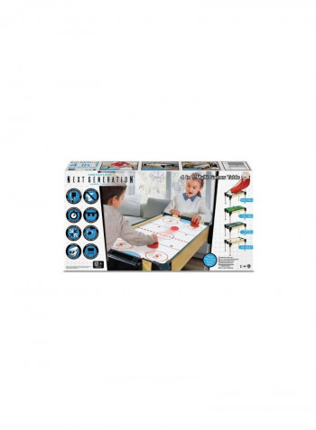 4-in-1 Games Table, Pool, Table Tennis, Slide Hockey, Foosball