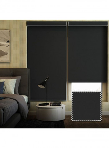 Single Sombras Roller Blackout Blind Black 160x200cm