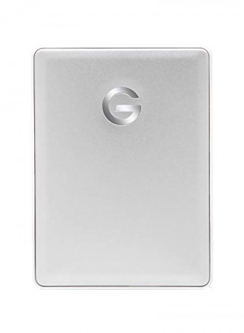 G-Drive Portable External Hard Drive 2TB Silver