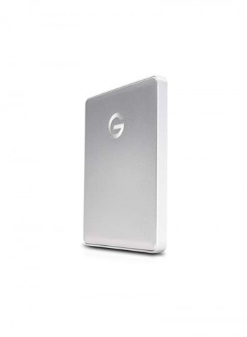 G-Drive Portable External Hard Drive 2TB Silver