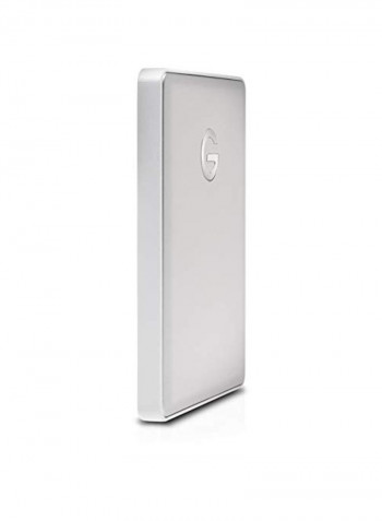 G-Drive Portable External Hard Drive 2TB Silver