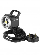 Handheld Extension Flash Head Bowens Mount Black/Silver