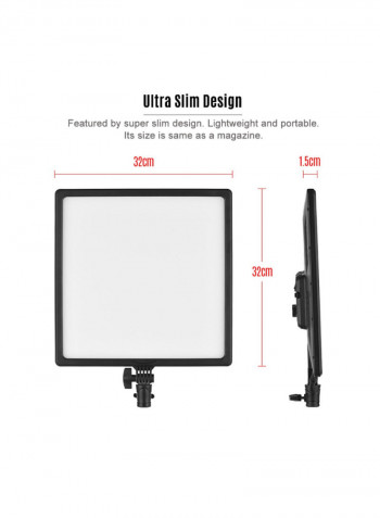 SL-500A LED Video Photography Fill Light CRI 95+ Black