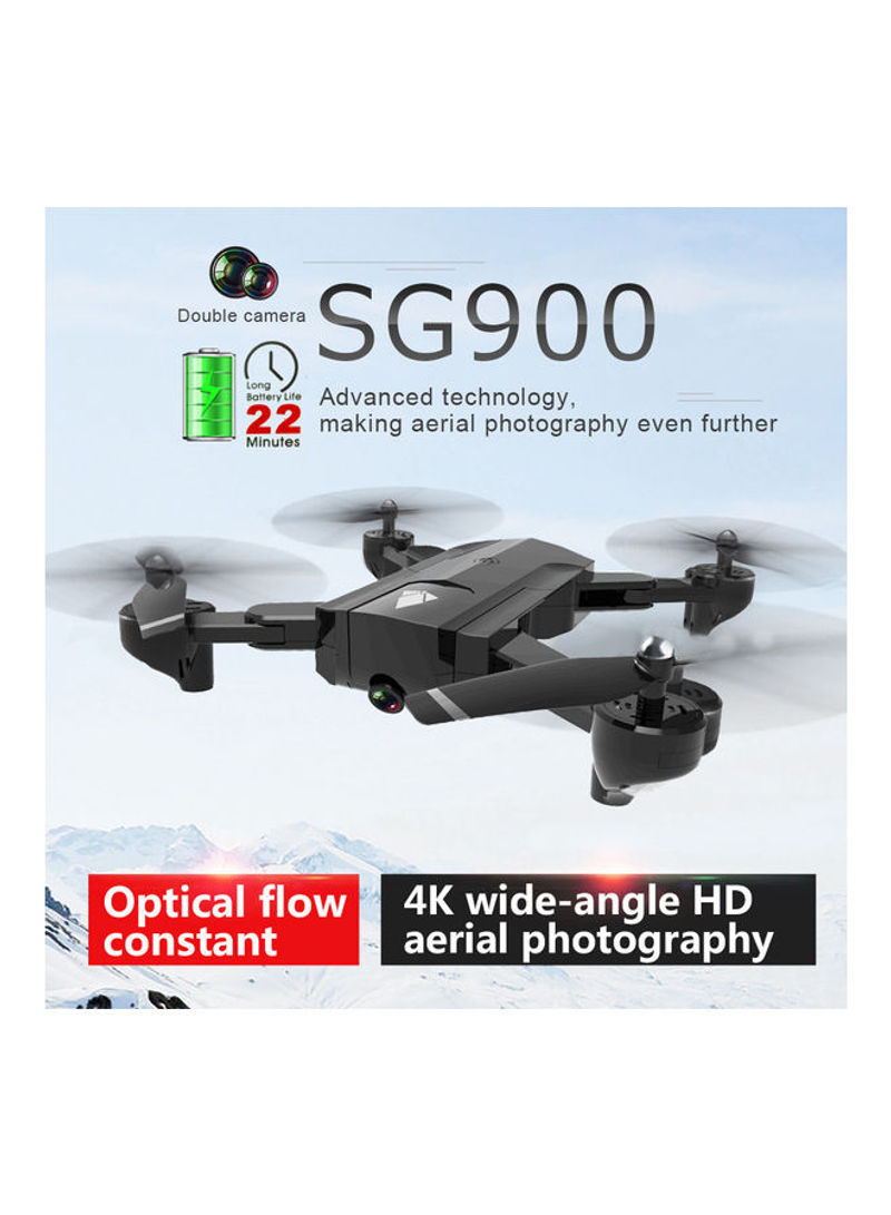SG900 RC Drone with Camera 4K 22mins Flight Time RC Quadcopter Optical Flow Positioning Gesture Photo Video Image Follow Altitude Hold Drone Handbag 26.5*12*22cm