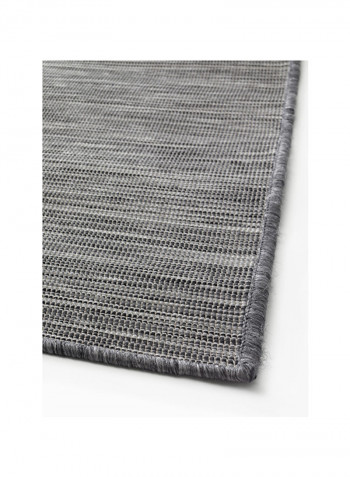 Flatwoven Handmade Area Rug Grey 300 x 200centimeter