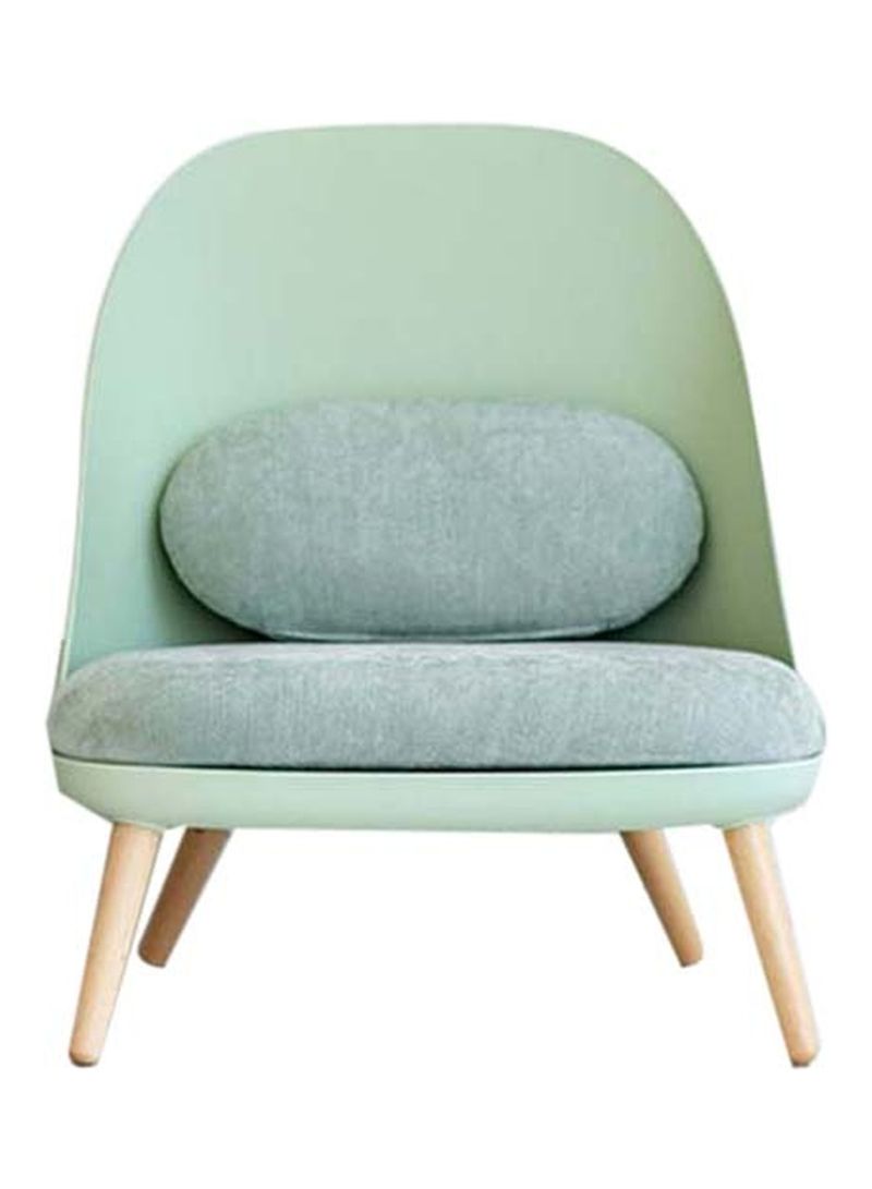 Fabric Sofa Chair Green 68x60x78centimeter