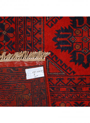 Al Fuad Beautiful Vegetable Dyed Caucasian Afghan Woollen Rug Multicolour 91x152cm