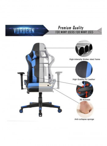 Gaming Chair Black/Blue