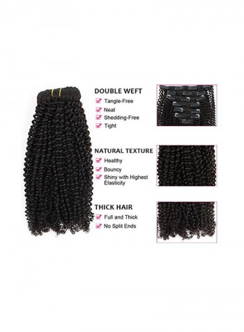 Curly Hair Extension Black