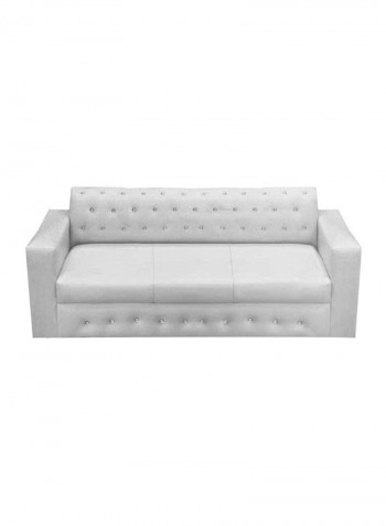 3-Seater Sectional Sofa Set White 200x94x80cm