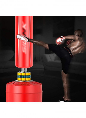 Fitness Boxing Punching Bag,red