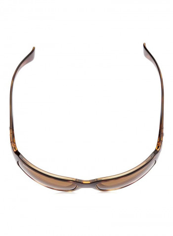 Men's Rectangular Sunglasses - Lens Size: 61 mm