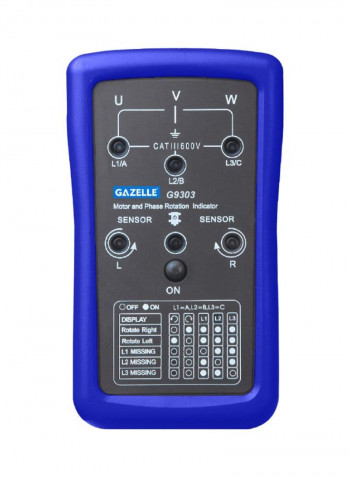 Phase Rotation Tester Black/Blue