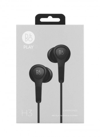 BeoPlay H3 In Ear Headphones Black