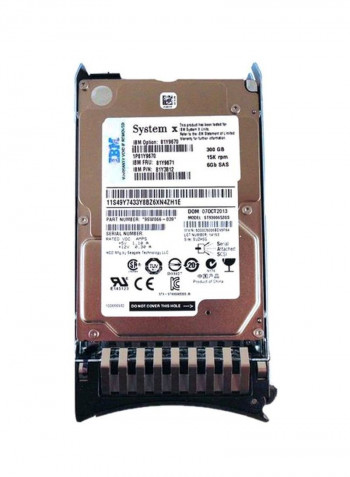SAS HDD Hard Drive 300GB Silver