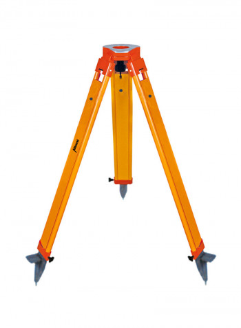 Adjustable Wooden Tripod Yellow/Orange
