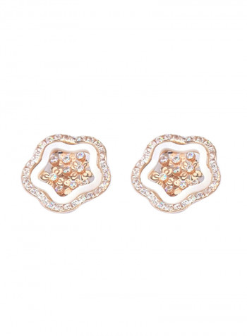 18 Karat Rose Gold Earrings