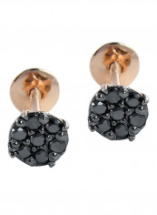 18K Gold Diamond Solitaire Earrings 0.14 Carat