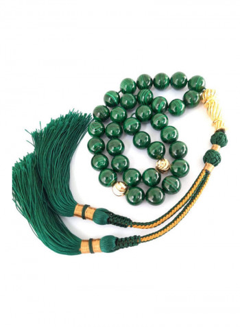 Natural and Genuine Malachite Prayer Beads