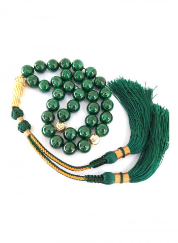 Natural and Genuine Malachite Prayer Beads