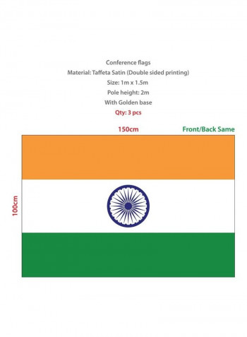 Satin Fabric Double-Side Printed Indian Conference Multicolour