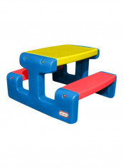 2-In-1 Picnic Table With Bench 53.5centimeter