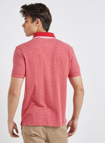 Half Sleeve Casual T-Shirt Red