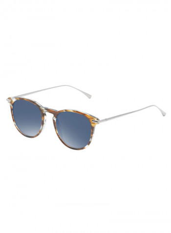 Men's Round Frame Sunglasses - Lens Size: 49 mm