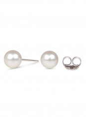 Sterling Silver Freshwater Pearl Stud Earrings