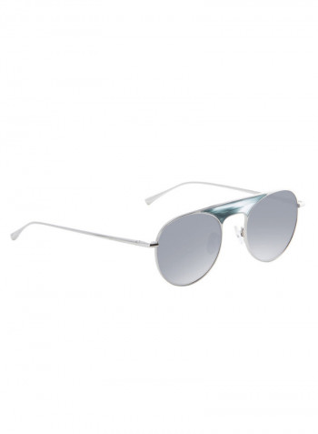 Men's Round Frame Sunglasses - Lens Size: 50 mm
