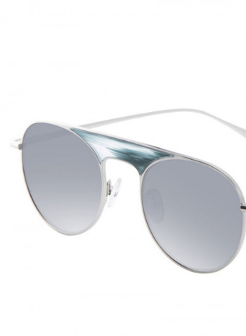 Men's Round Frame Sunglasses - Lens Size: 50 mm