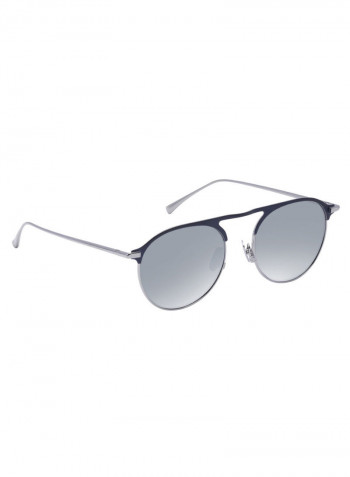 Men's Round Frame Sunglasses - Lens Size: 53 mm