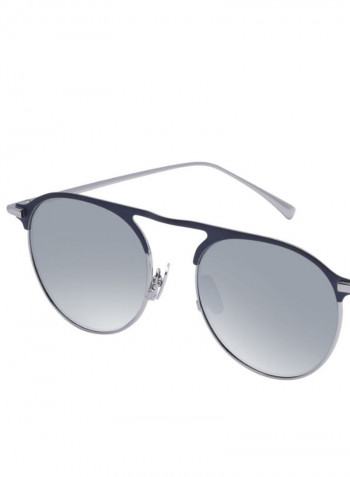 Men's Round Frame Sunglasses - Lens Size: 53 mm