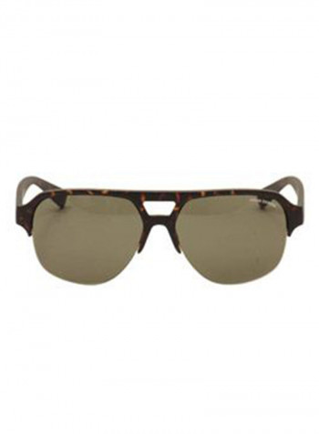 Men's Half Rim Brow line Sunglasses - Lens Size: 59 mm