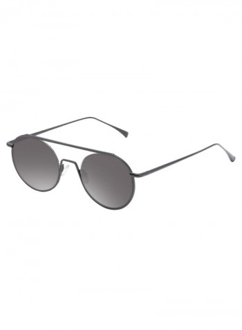 Men's Round Frame Sunglasses - Lens Size: 49 mm