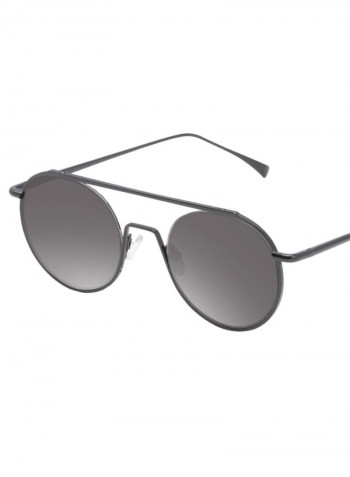 Men's Round Frame Sunglasses - Lens Size: 49 mm